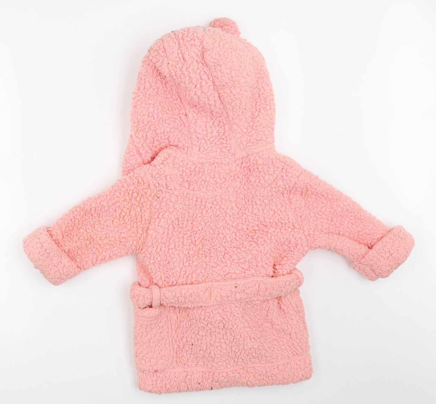 NEXT Girls Pink Solid  Babydoll Robe Size 12-18 Months
