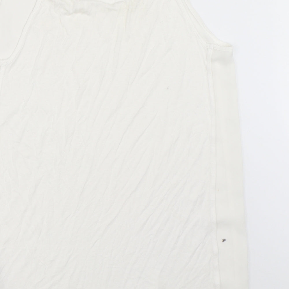 Only Womens White   Basic Tank Size L