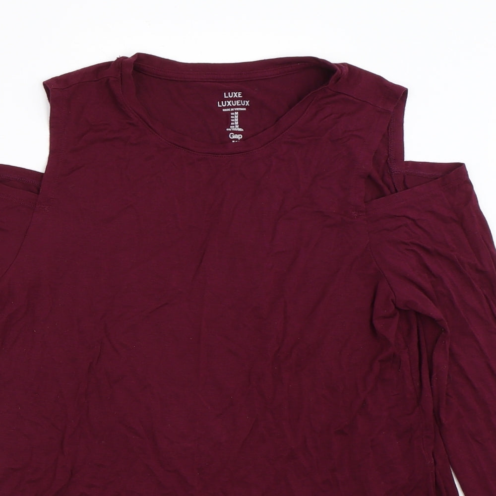 Gap Womens Purple   Basic T-Shirt Size M