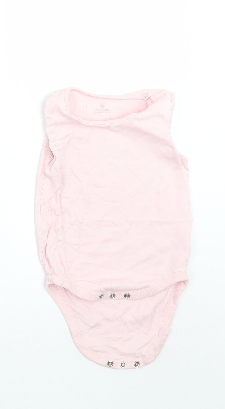NEXT Girls Pink   Babygrow One-Piece Size 12-18 Months
