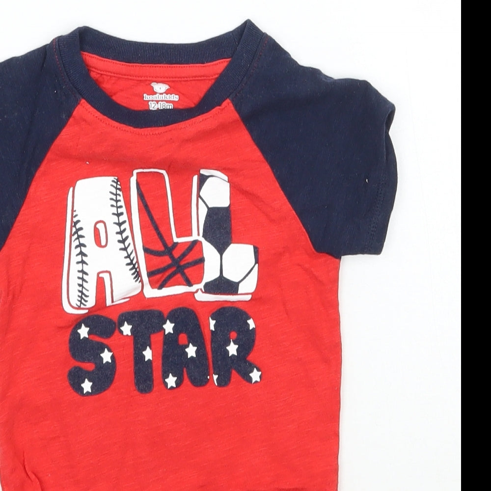 Koala Baby Baby Red   Babygrow One-Piece Size 12-18 Months