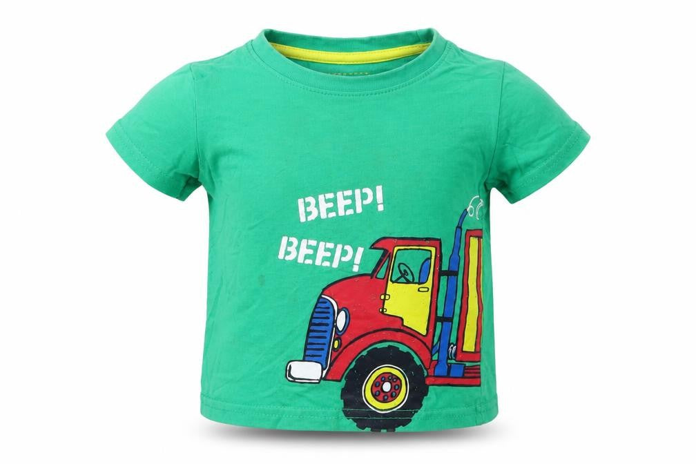 Primark Baby Green Batik  Basic T-Shirt Size 12-18 Months