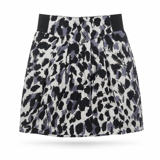 H&M Womens Grey Animal Print  A-Line Skirt Size 10