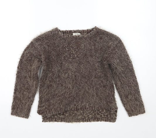 NEXT Girls Brown   Pullover Jumper Size 8 Years