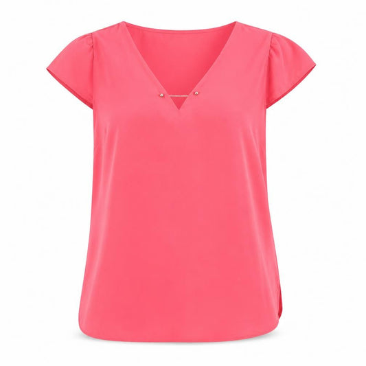 Atmosphere Womens Orange   Basic Blouse Size 12