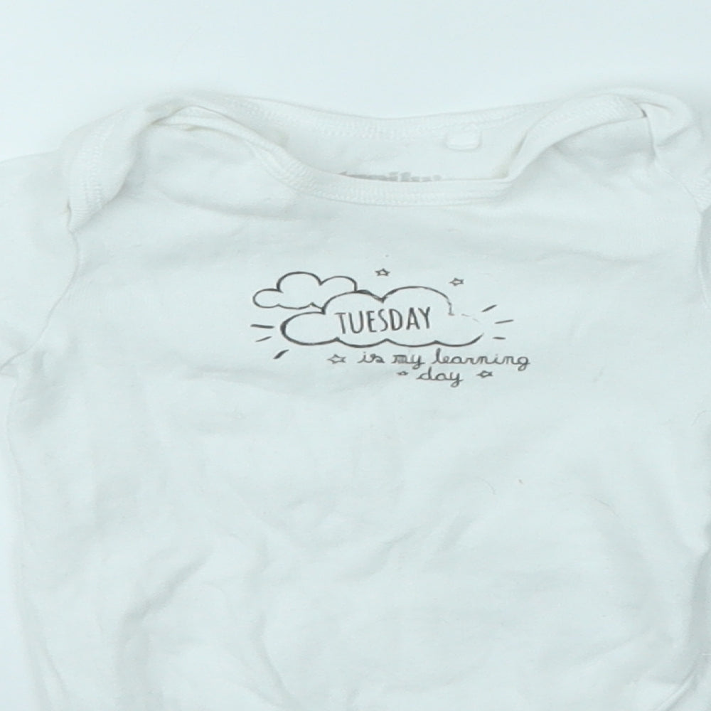 LUPILO Baby White   Babygrow One-Piece Size 3-6 Months
