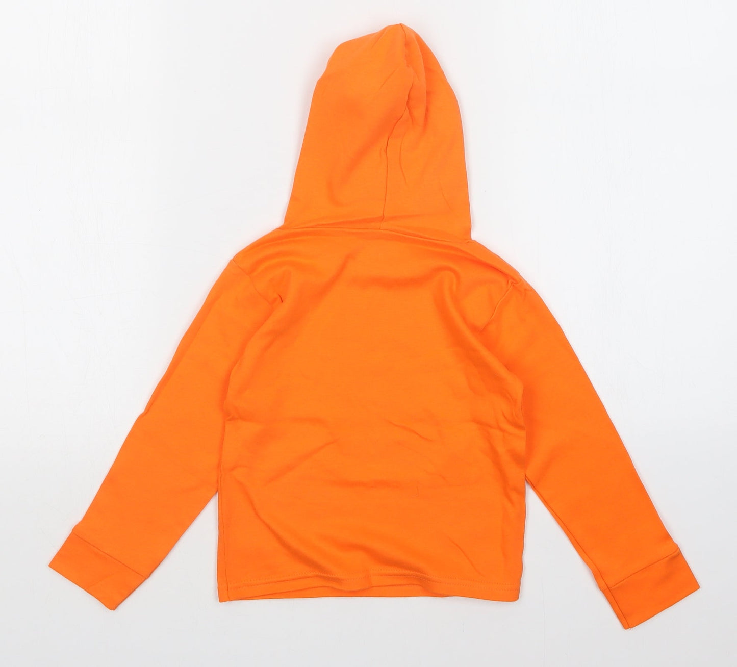 Preworn Boys Orange   Pullover Hoodie Size 2-3 Years