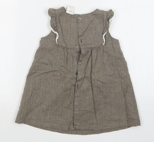 H&M Girls Brown   A-Line  Size 12-18 Months