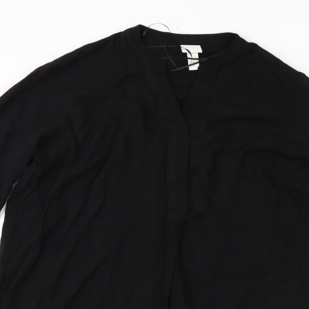 H&M Womens Black   T-Shirt Dress  Size XS