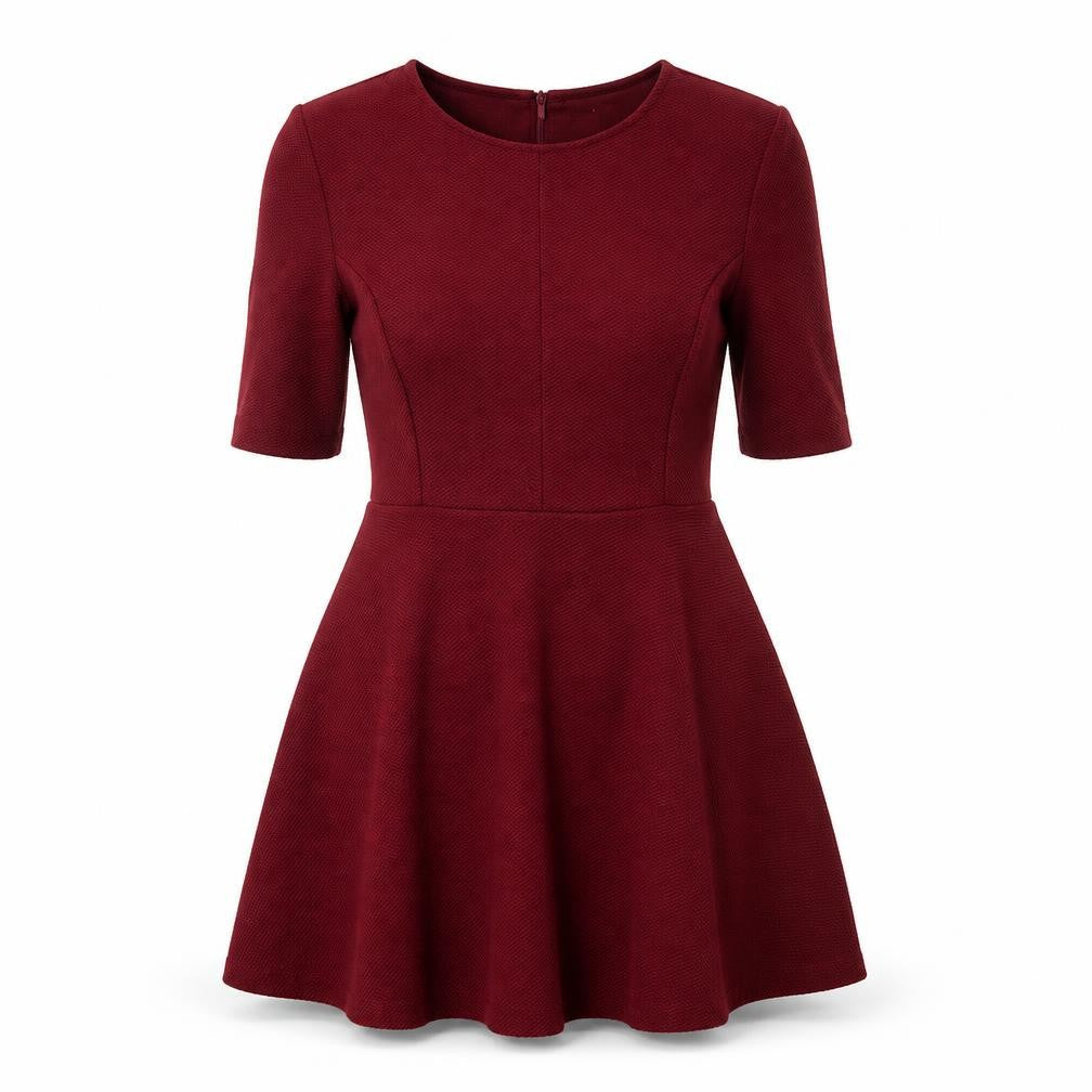Topshop Womens Red   Fit & Flare  Size 10