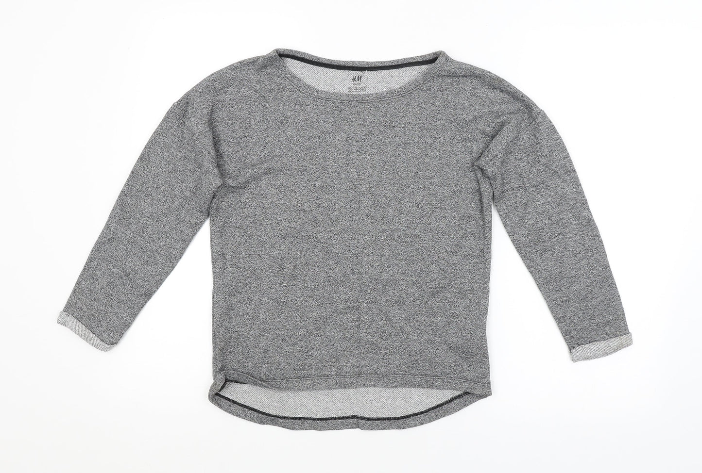 H&M Boys Grey   Pullover Sweatshirt Size 11-12 Years