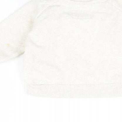 Brand and care label for Primark Baby Beige jumper, size 9-12, Months - Love