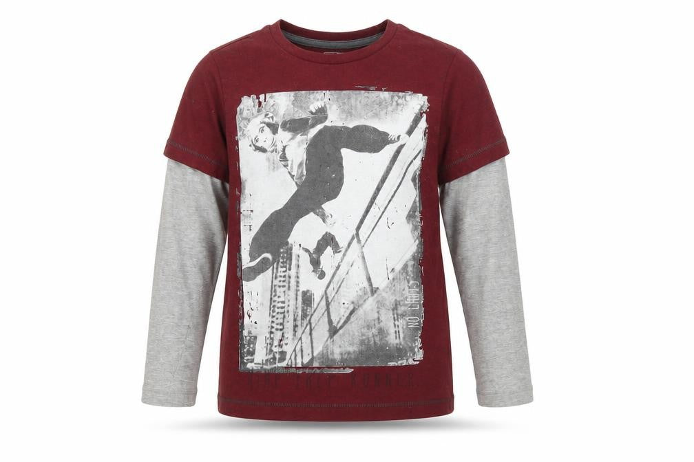 F&F Boys Red   Basic T-Shirt Size 7-8 Years
