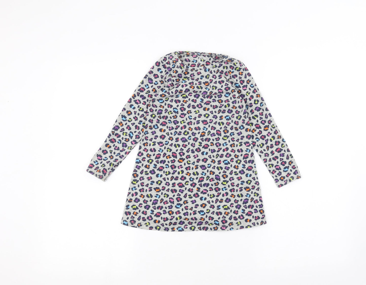 Land's End Girls Grey   Basic T-Shirt Size 3 Years