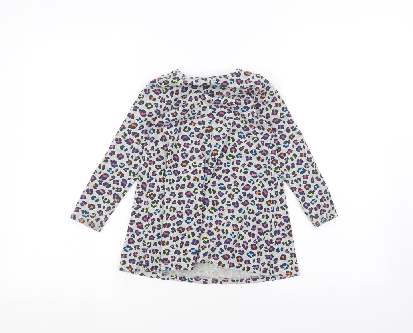 Land's End Girls Grey   Basic T-Shirt Size 3 Years