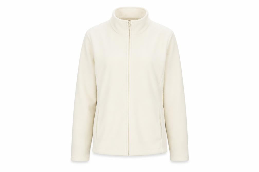 Marks & Spencer Womens White   Full Zip Jumper Size 14