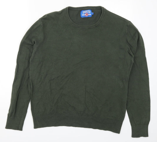Twister Gorilla Mens Green  Knit Pullover Jumper Size L