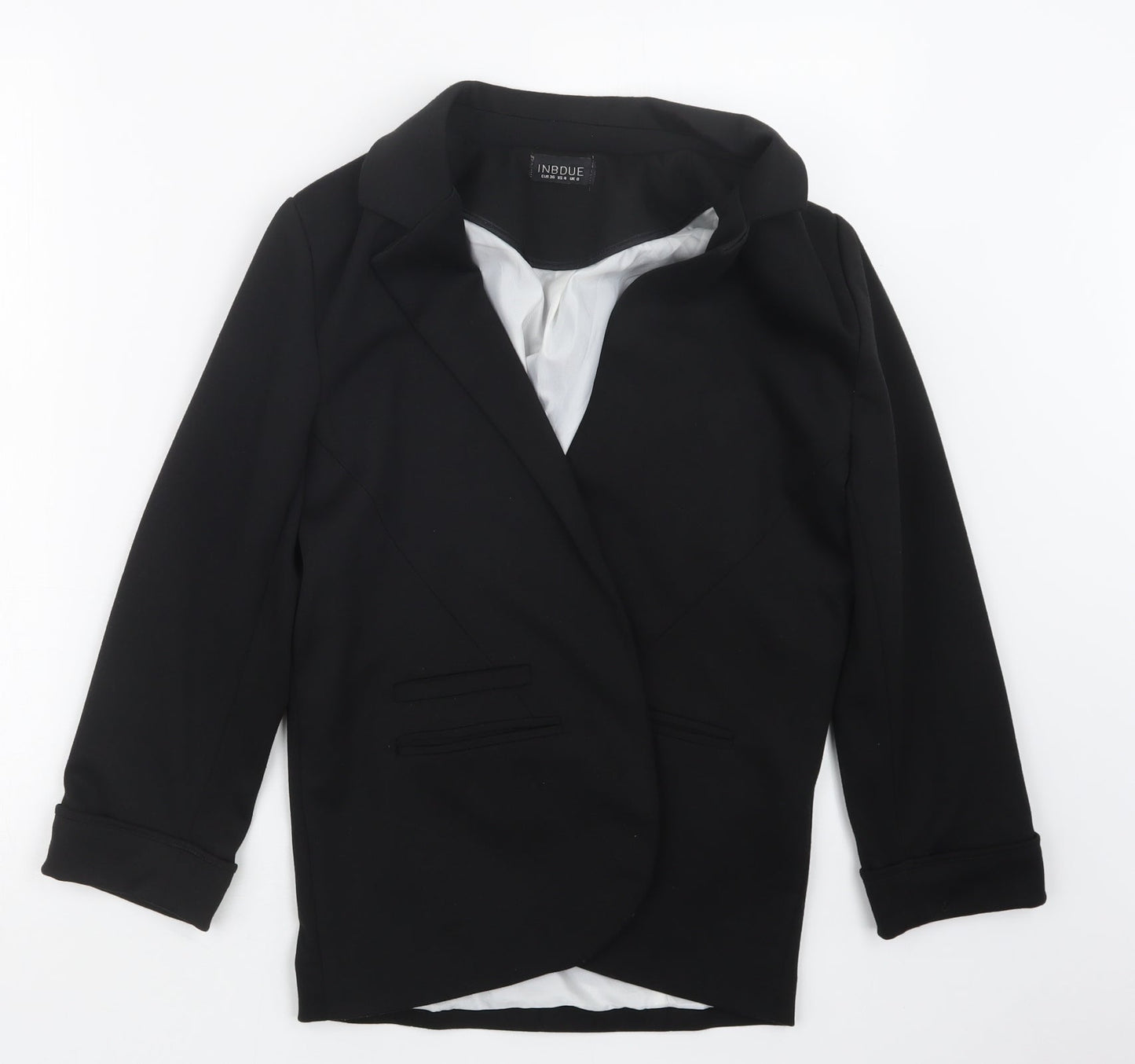 INBDUE Womens Black   Jacket  Size 8