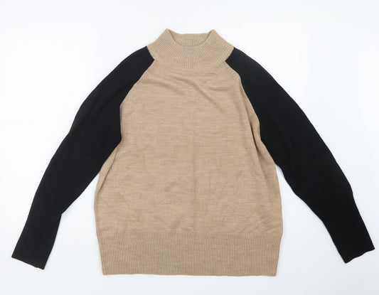 Marks and Spencer Womens Beige  Knit Pullover Jumper Size M