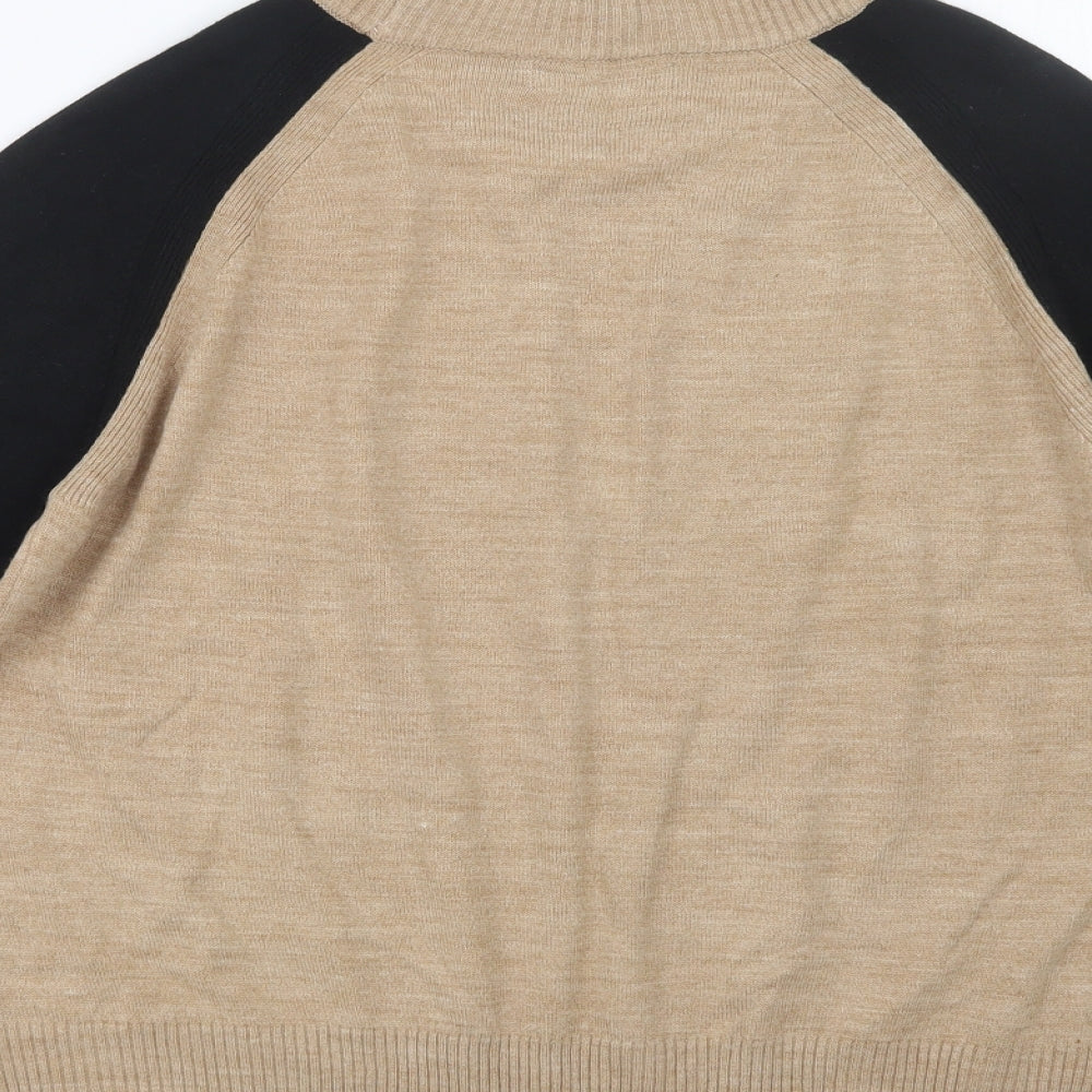 Marks and Spencer Womens Beige  Knit Pullover Jumper Size M