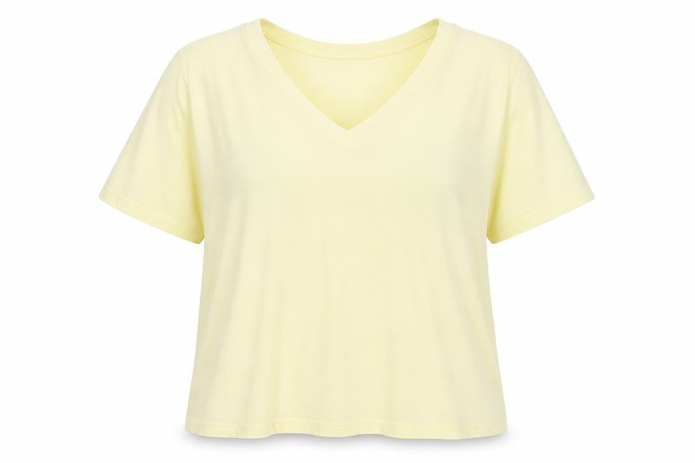Country Casuals Womens Yellow Basic T-Shirt Size XL