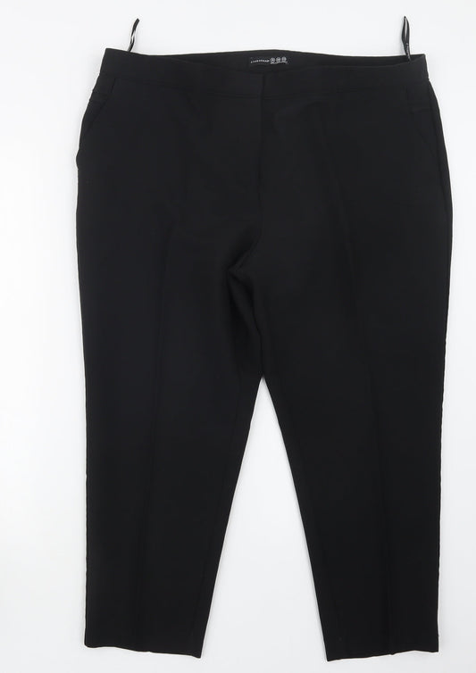 Atmosphere Womens Black   Trousers  Size 18 L23.5 in