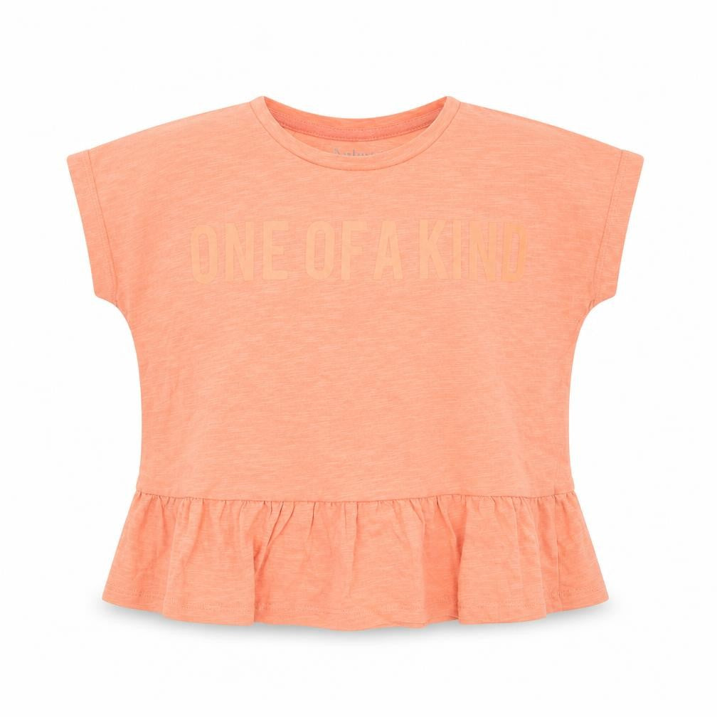 Nutmeg Girls Orange   Basic T-Shirt Size 9-10 Years