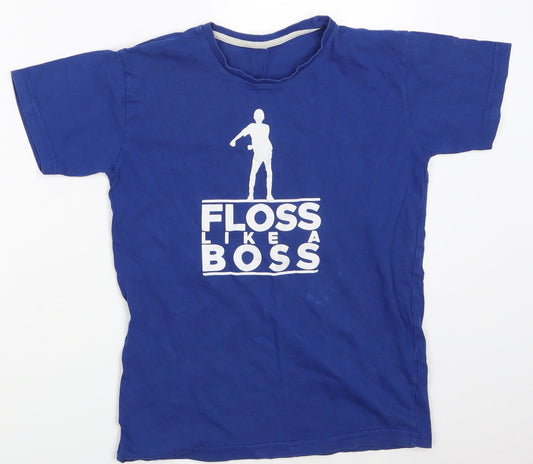 Preworn Boys Blue   Basic T-Shirt One Size  - Floss like a boss