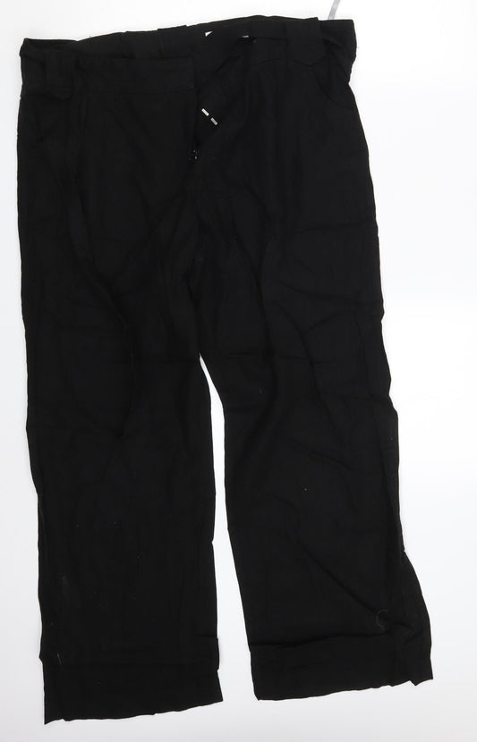 Dorothy Perkins Womens Black   Bloomer Trousers Size 16 L30 in