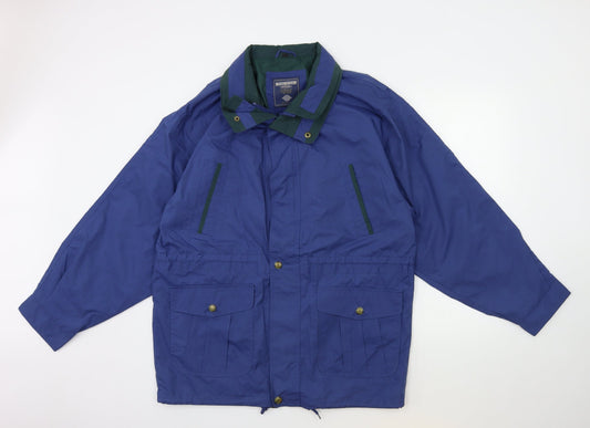 pure style Mens Blue   Overcoat Coat Size M