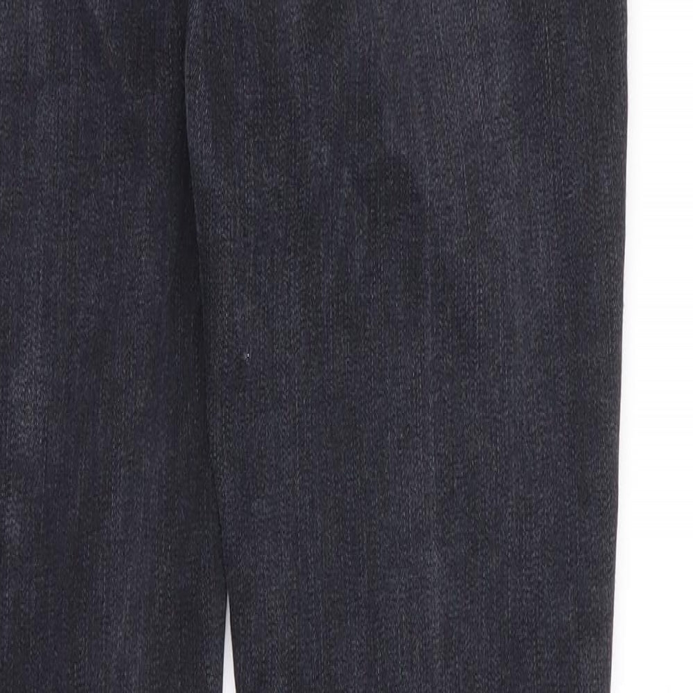 New Look Womens Grey   Skinny Jeans Size 6 L28 in - RIPPED JEANS