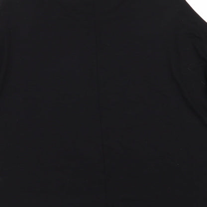 Peacocks Womens Black   Basic T-Shirt Size 12