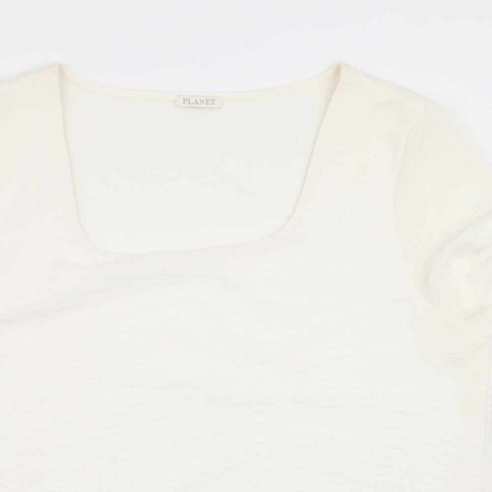 planet Womens White   Basic Blouse Size XL