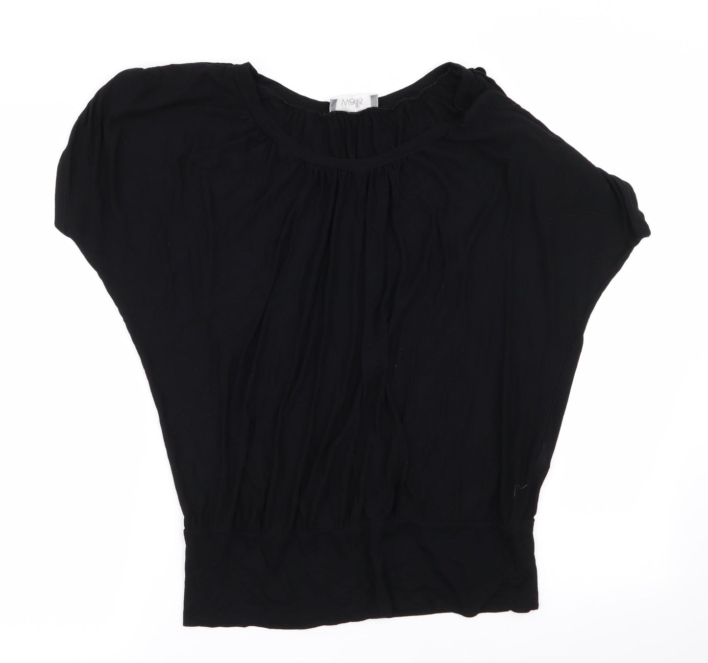 Wallis Womens Black   Basic T-Shirt Size M