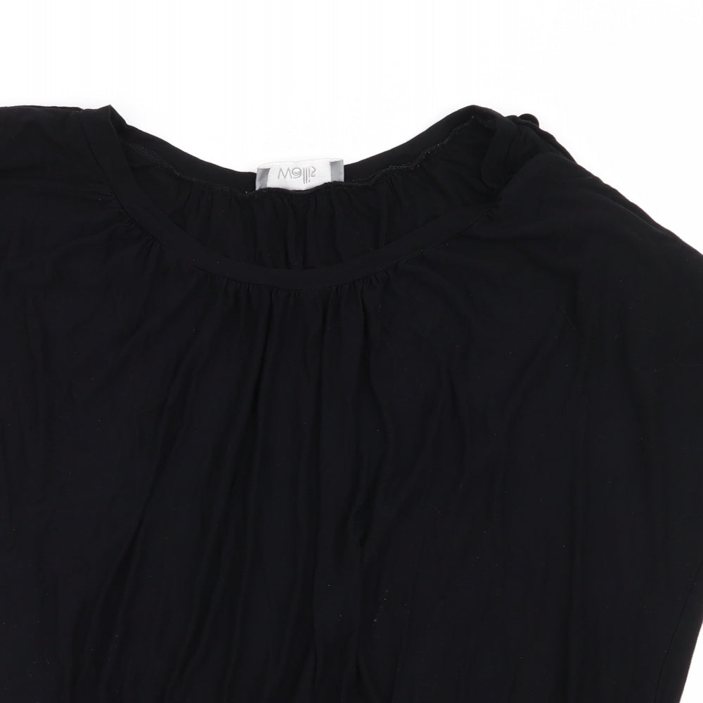 Wallis Womens Black   Basic T-Shirt Size M