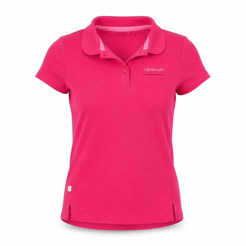 LA Gear Womens Pink Colourblock  Basic T-Shirt Size 6