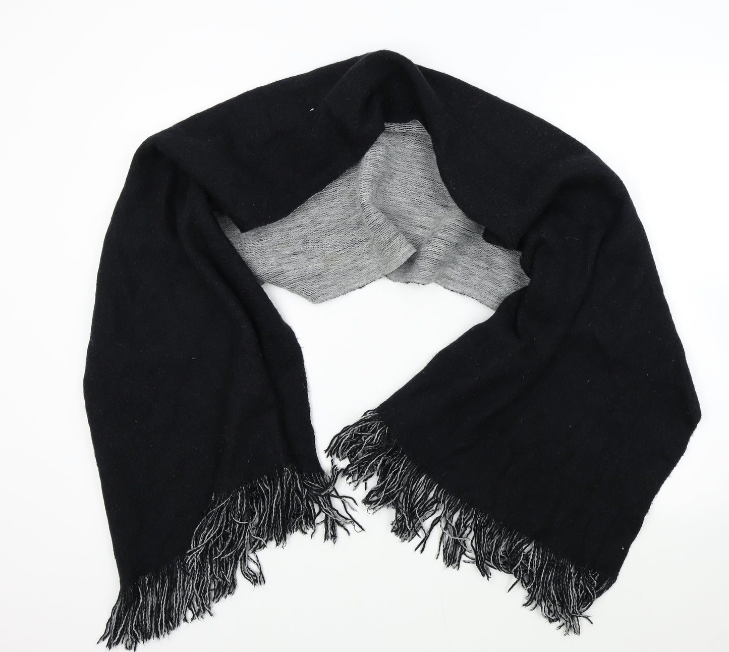 Preworn Womens Black    Scarf