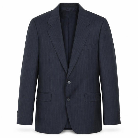 Marks & Spencer Mens Blue Striped  Jacket Blazer Size 42