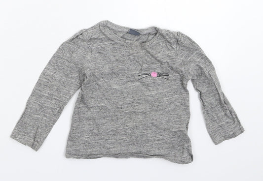 NEXT Baby Grey   Basic T-Shirt Size 12-18 Months