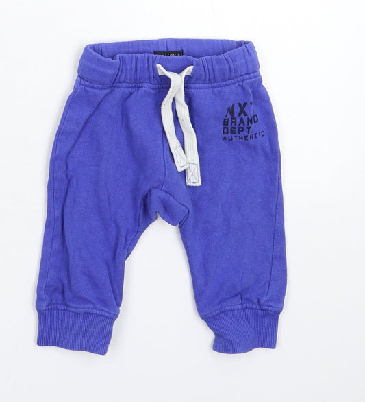 NEXT Baby Black   Jogger Trousers Size 12 Months