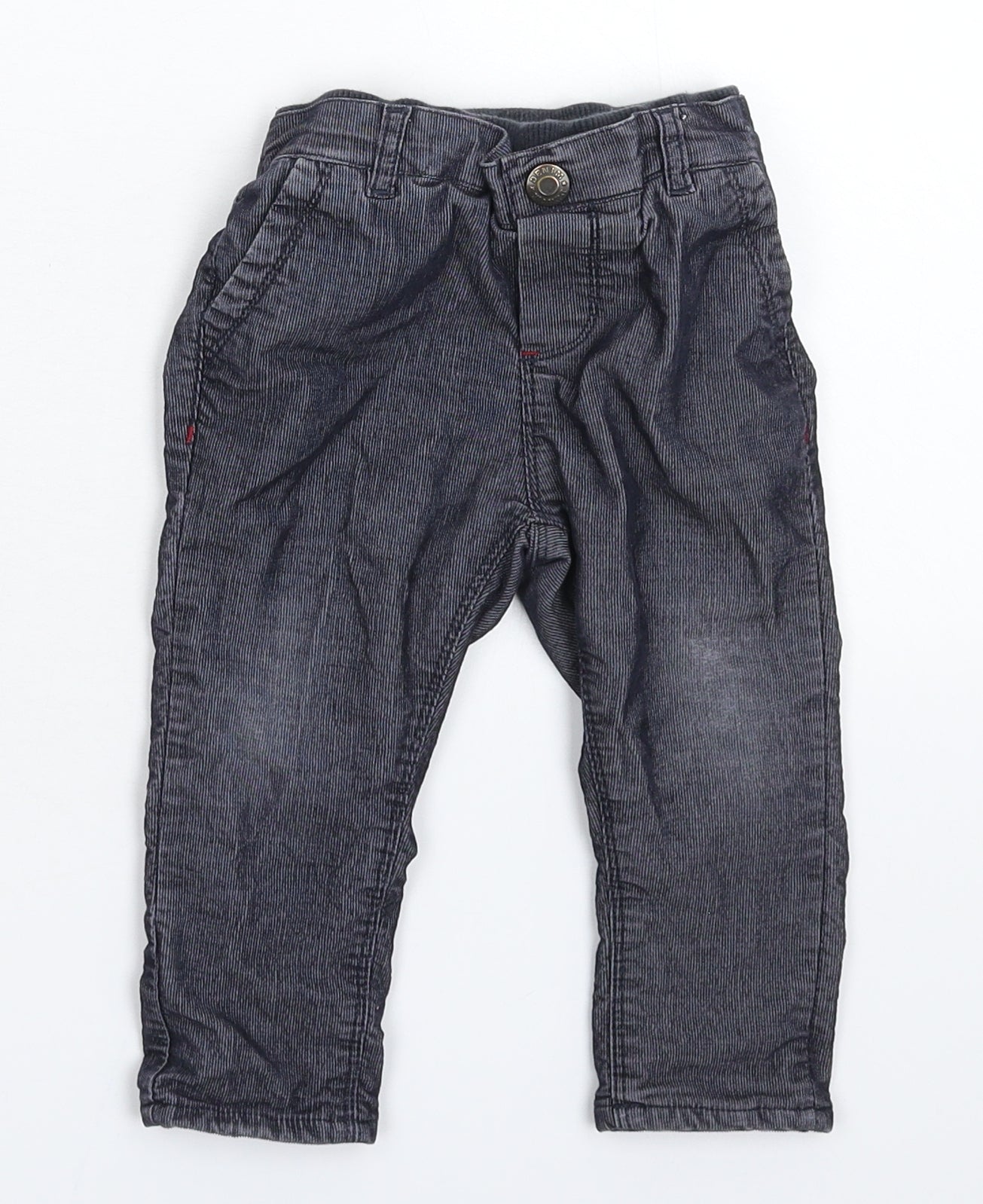 Merc Baby Blue  Corduroy Capri Trousers Size 9-12 Months