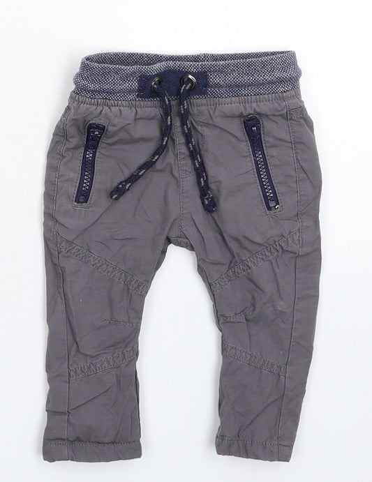 Marks and Spencer Baby Grey   Capri Trousers Size 6-9 Months