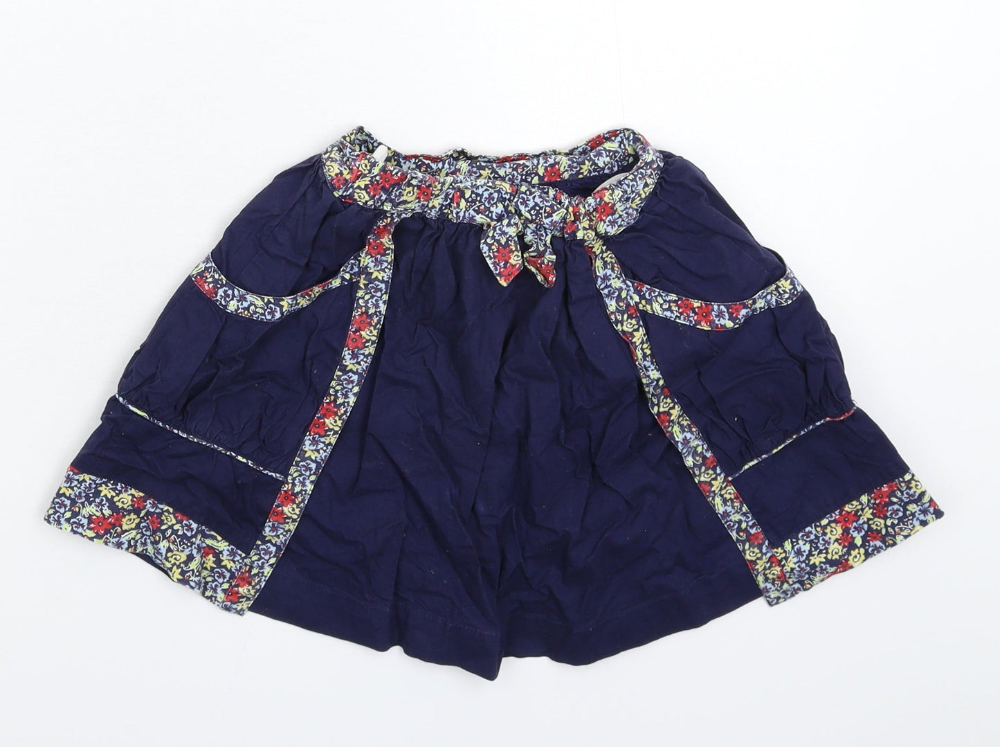 Molly n' Jack Girls Blue Floral  A-Line Skirt Size 2-3 Years