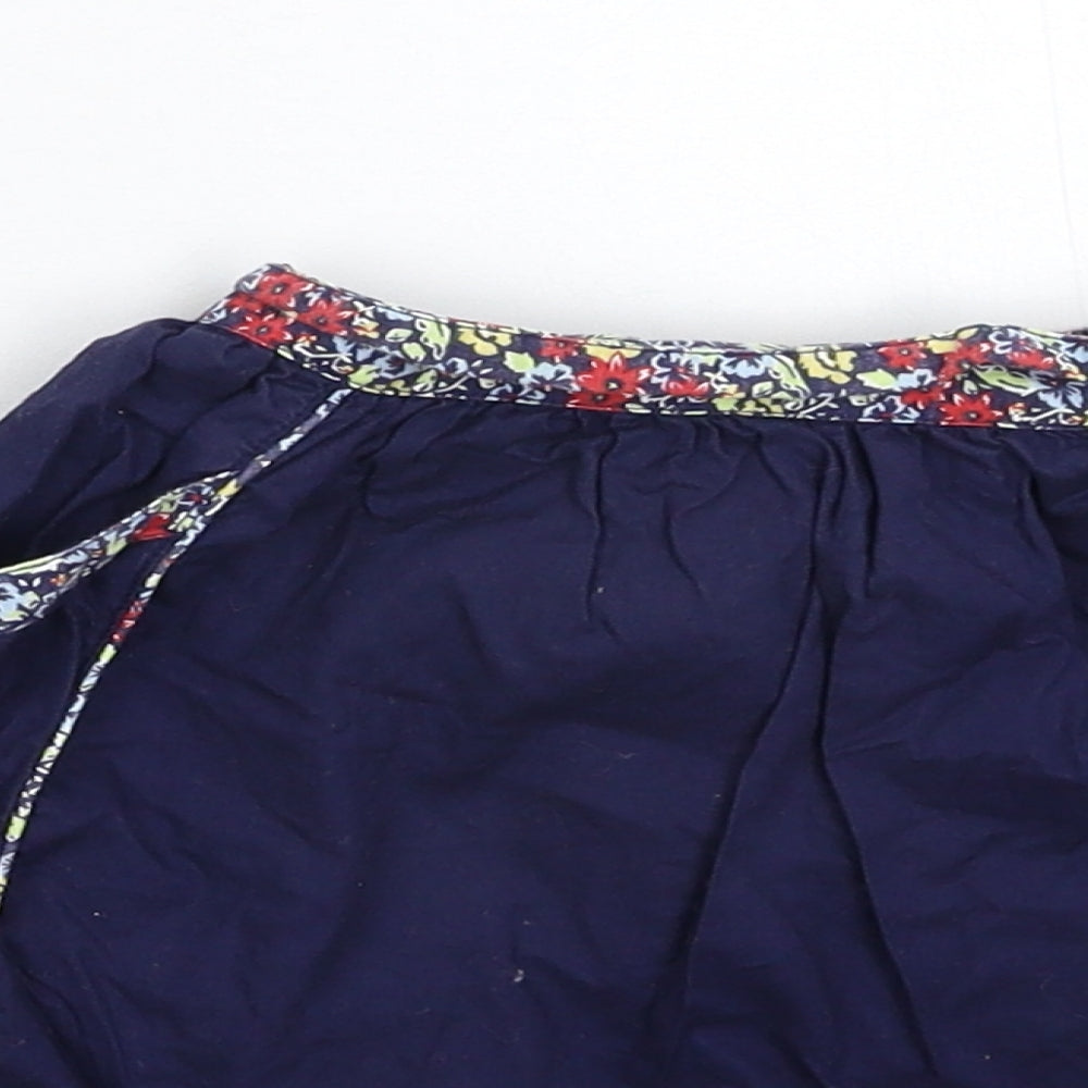 Molly n' Jack Girls Blue Floral  A-Line Skirt Size 2-3 Years