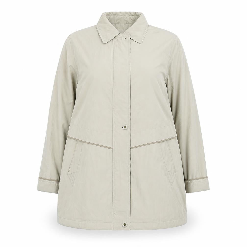 Eleganzé Womens Beige   Jacket Coat Size 20