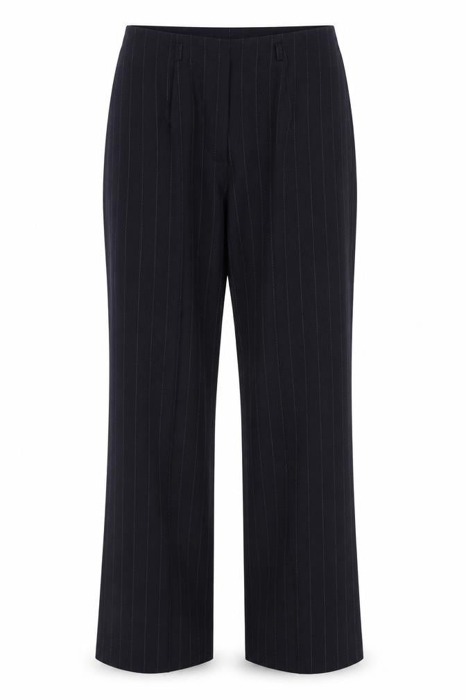 De Keyser Womens Blue Striped  Trousers  Size 12 L28 in