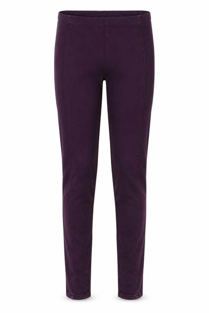 Zara Womens Purple  Jersey Trousers  Size 10 L30 in