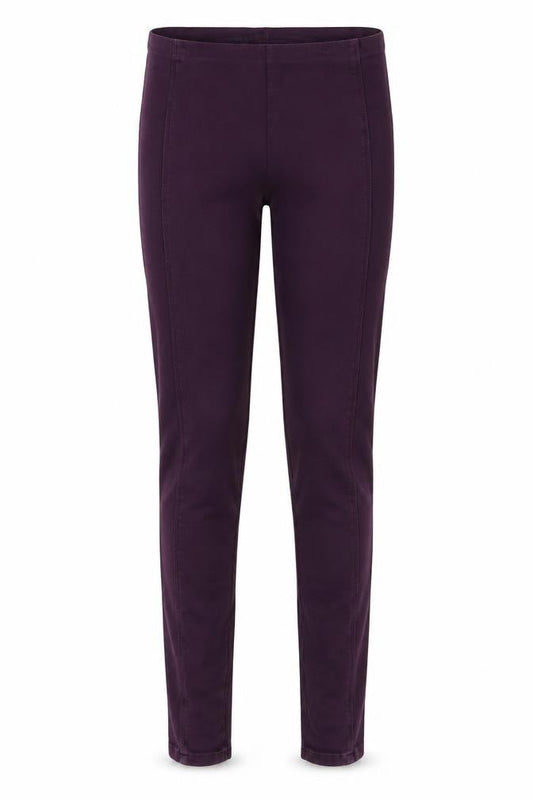 Zara Womens Purple  Jersey Trousers  Size 10 L30 in