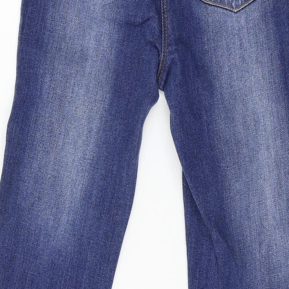 Soith Womens Blue  Denim Straight Jeans Size 10 L26 in
