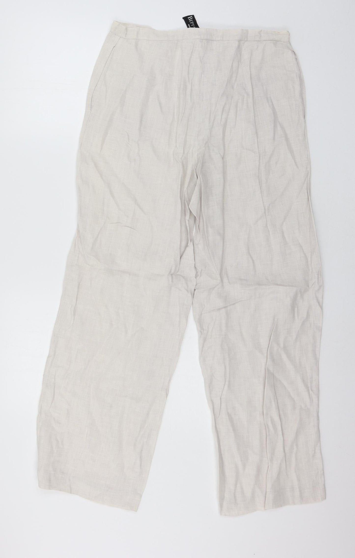 Beppe Bondi Womens Ivory   Trousers  Size 12 L29 in